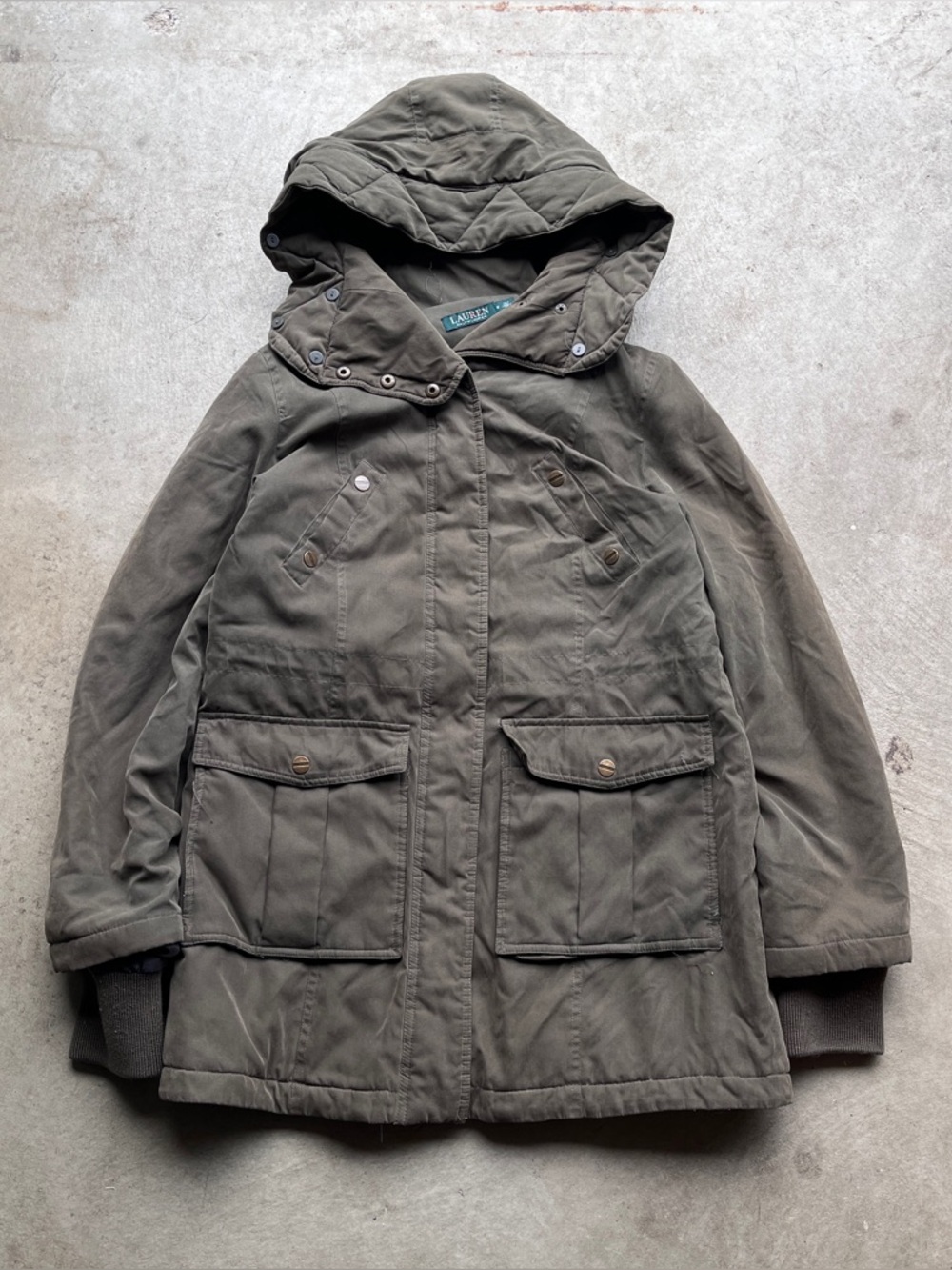 Lauren Ralph Lauren Olive Outer Shell Jacket